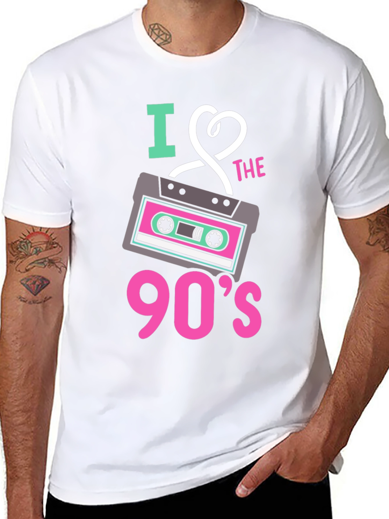 I Love the 90s Cassette Tape T-Shirt