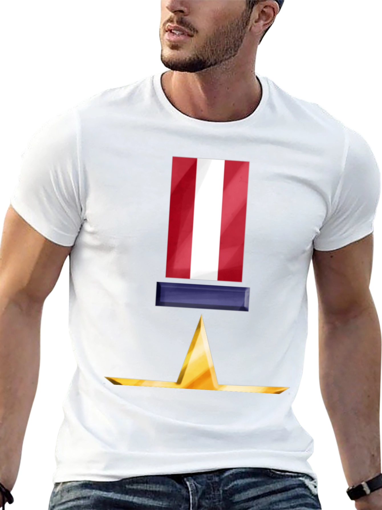 Peru Flag Graphic T-Shirt