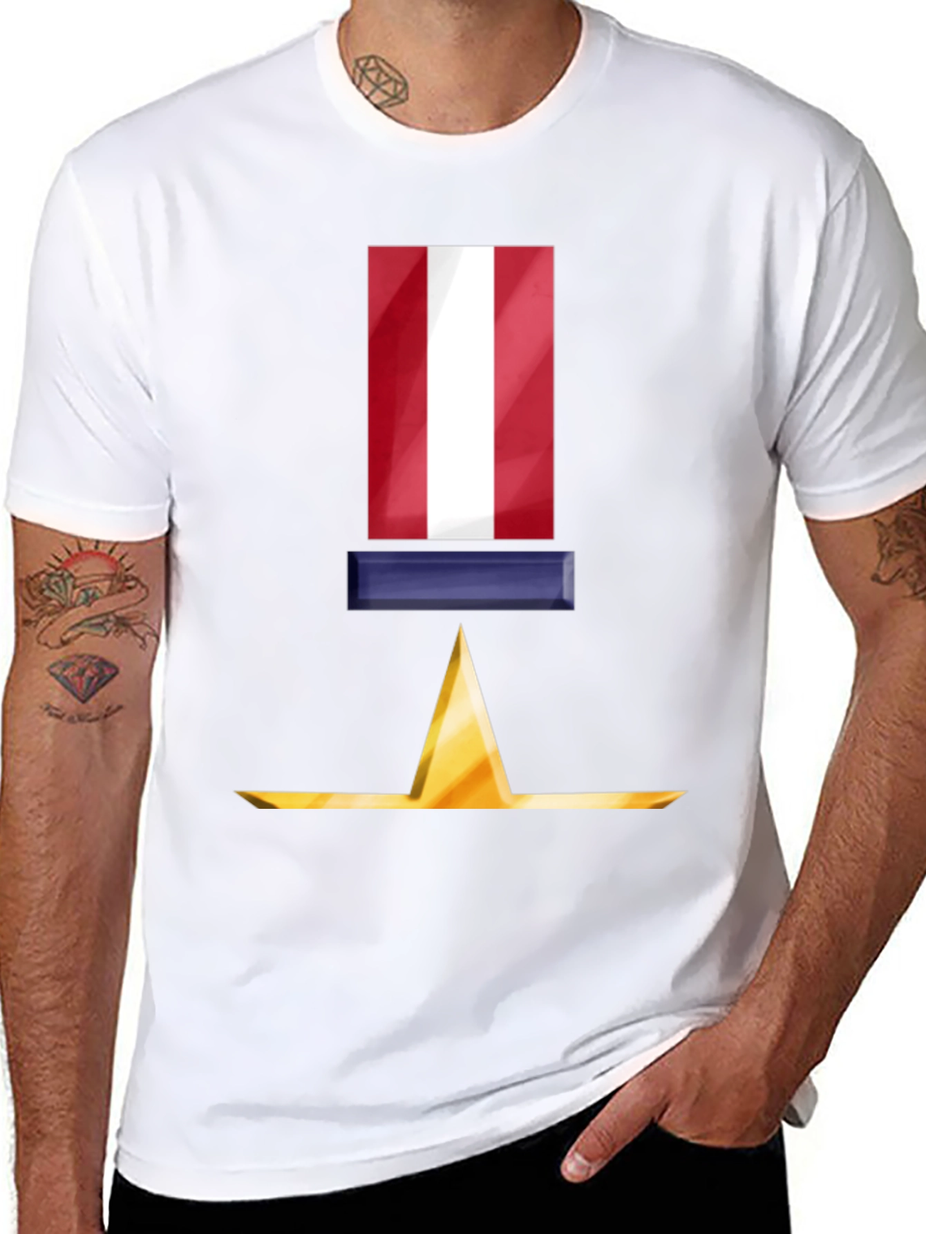 Peru Flag Graphic T-Shirt