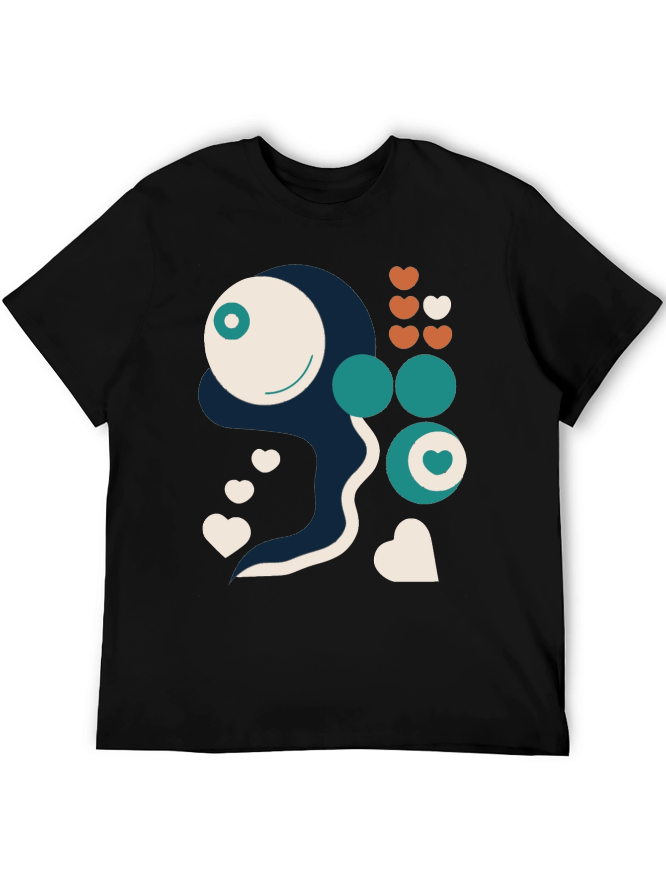 Abstract Graphic Print Tee