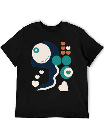Abstract Graphic Print Tee