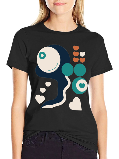 Abstract Graphic Print Tee