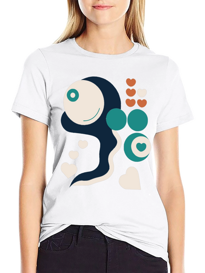 Abstract Graphic Print Tee