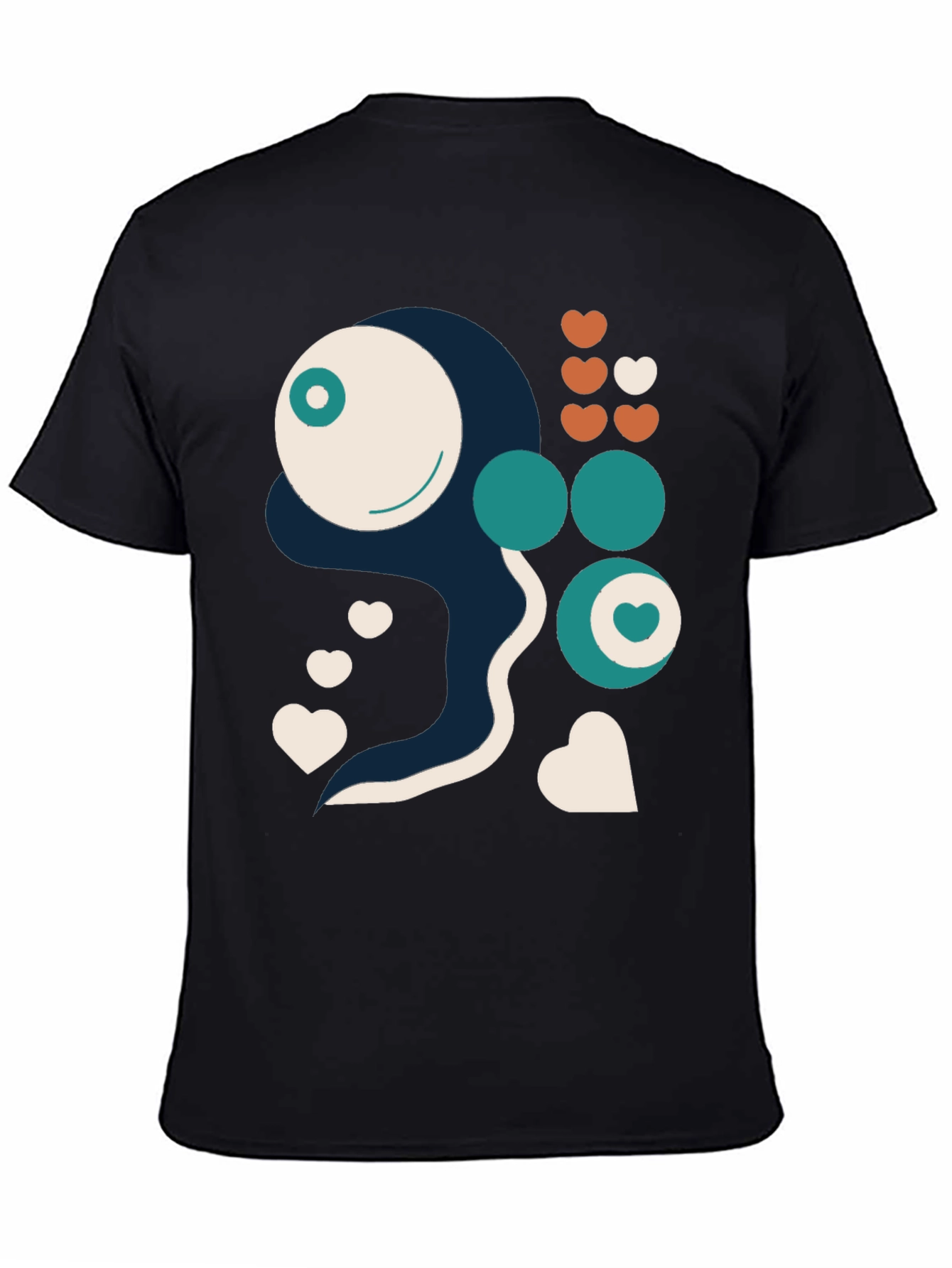 Abstract Graphic Print Tee
