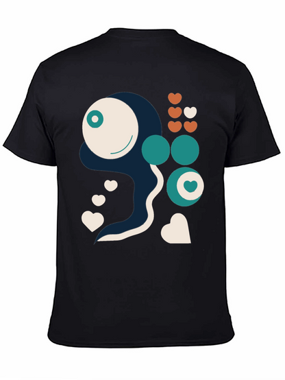 Abstract Graphic Print Tee