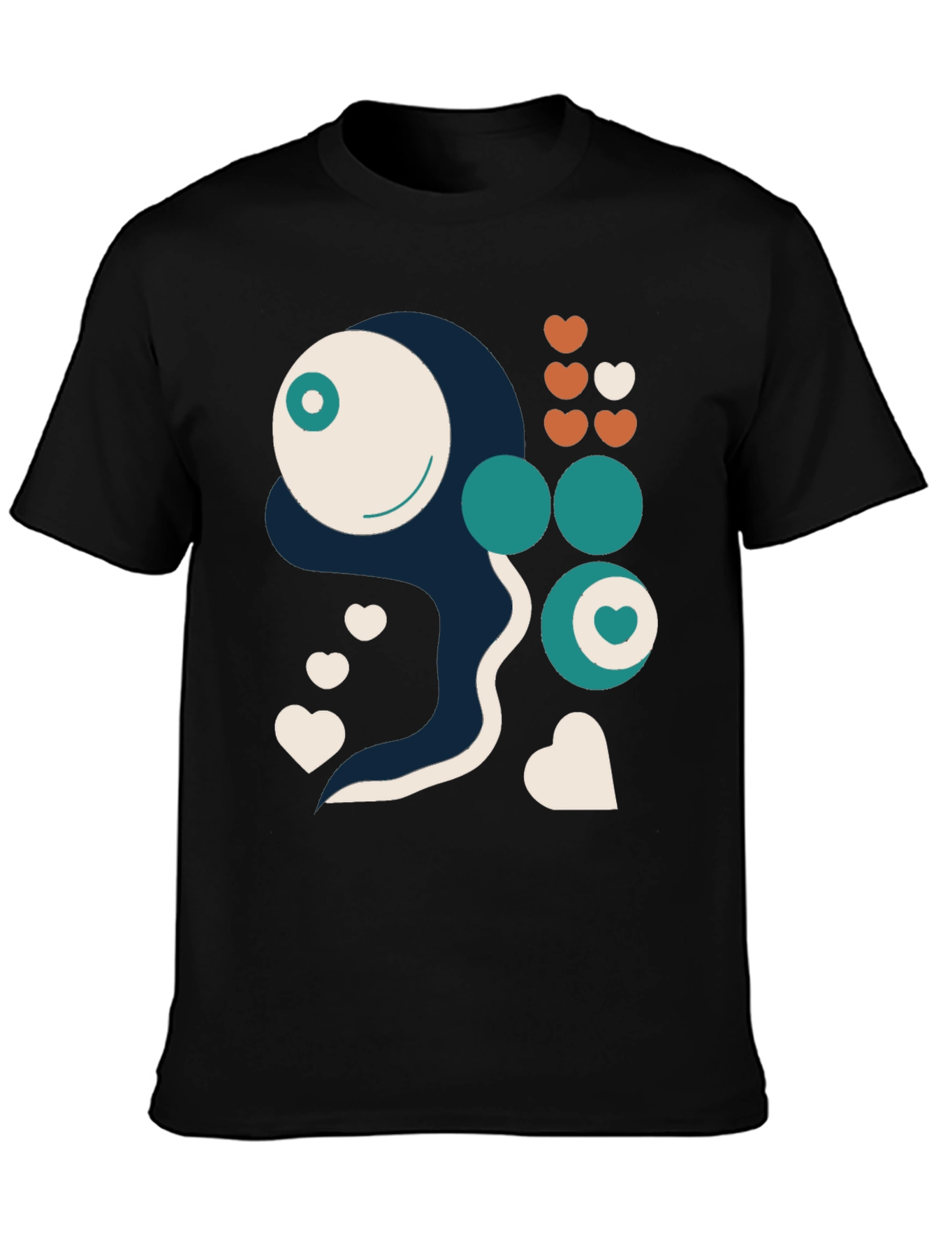 Abstract Graphic Print Tee