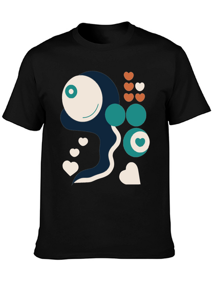 Abstract Graphic Print Tee