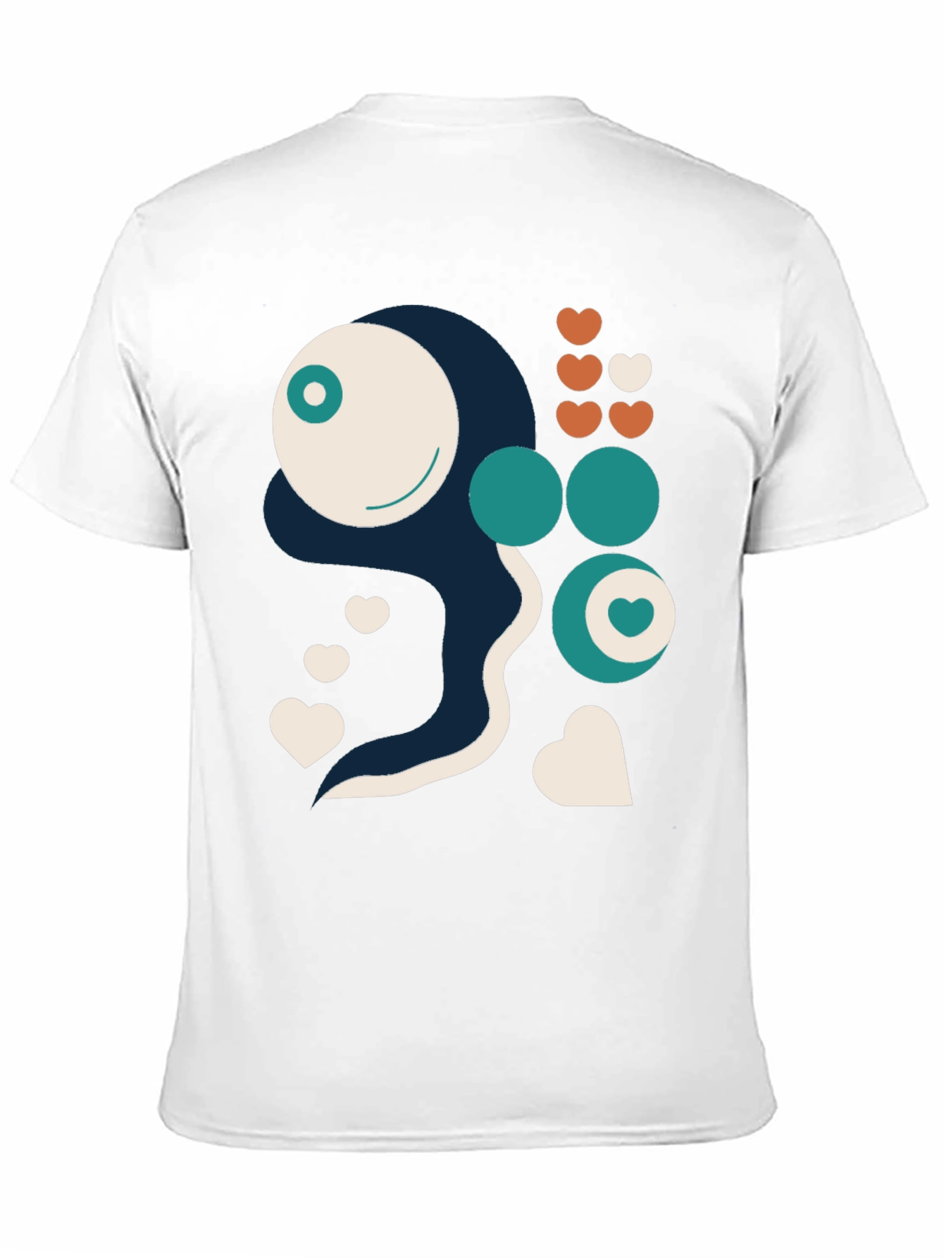 Abstract Graphic Print Tee
