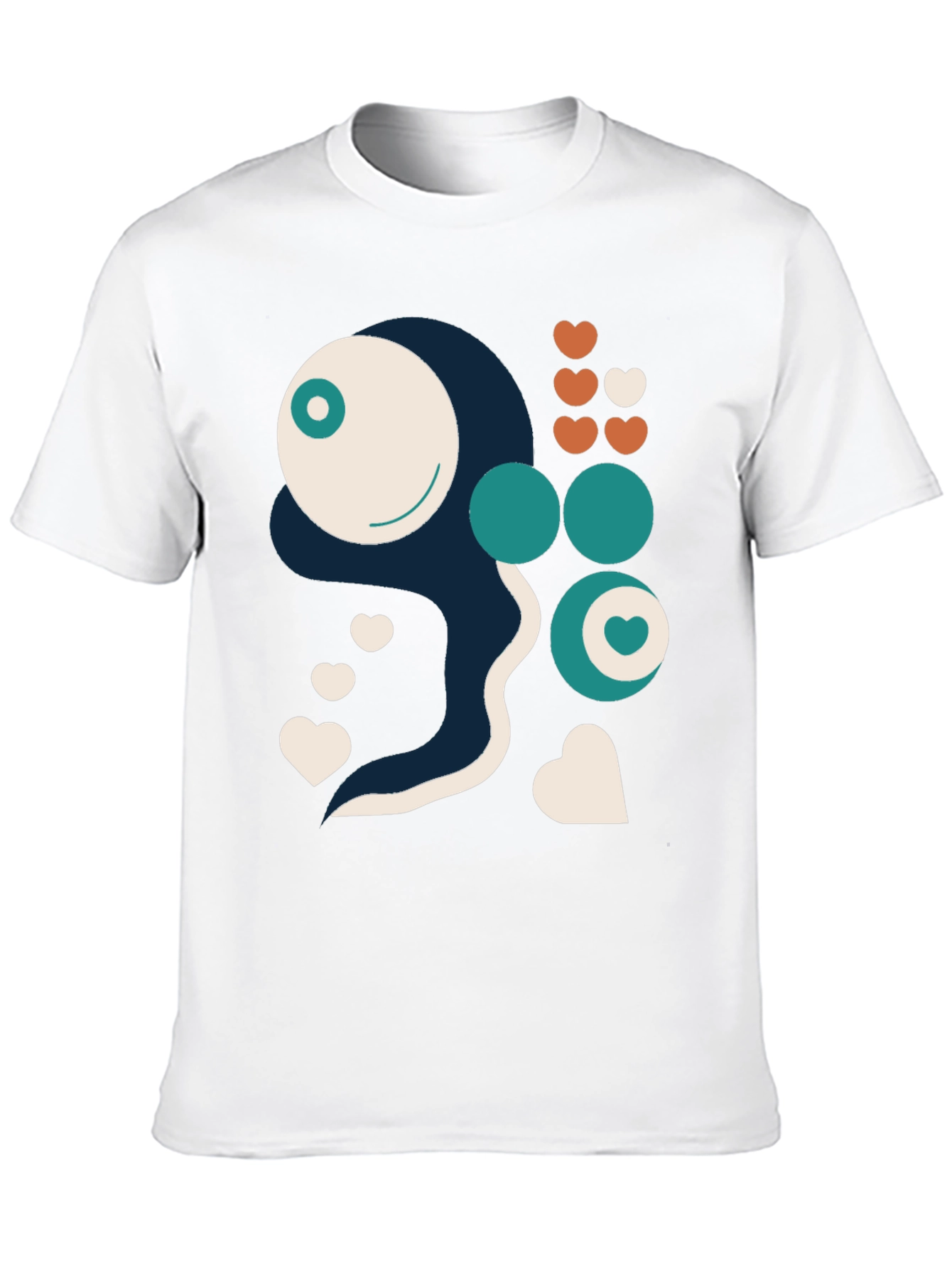 Abstract Graphic Print Tee