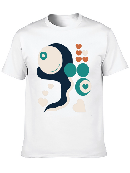 Abstract Graphic Print Tee
