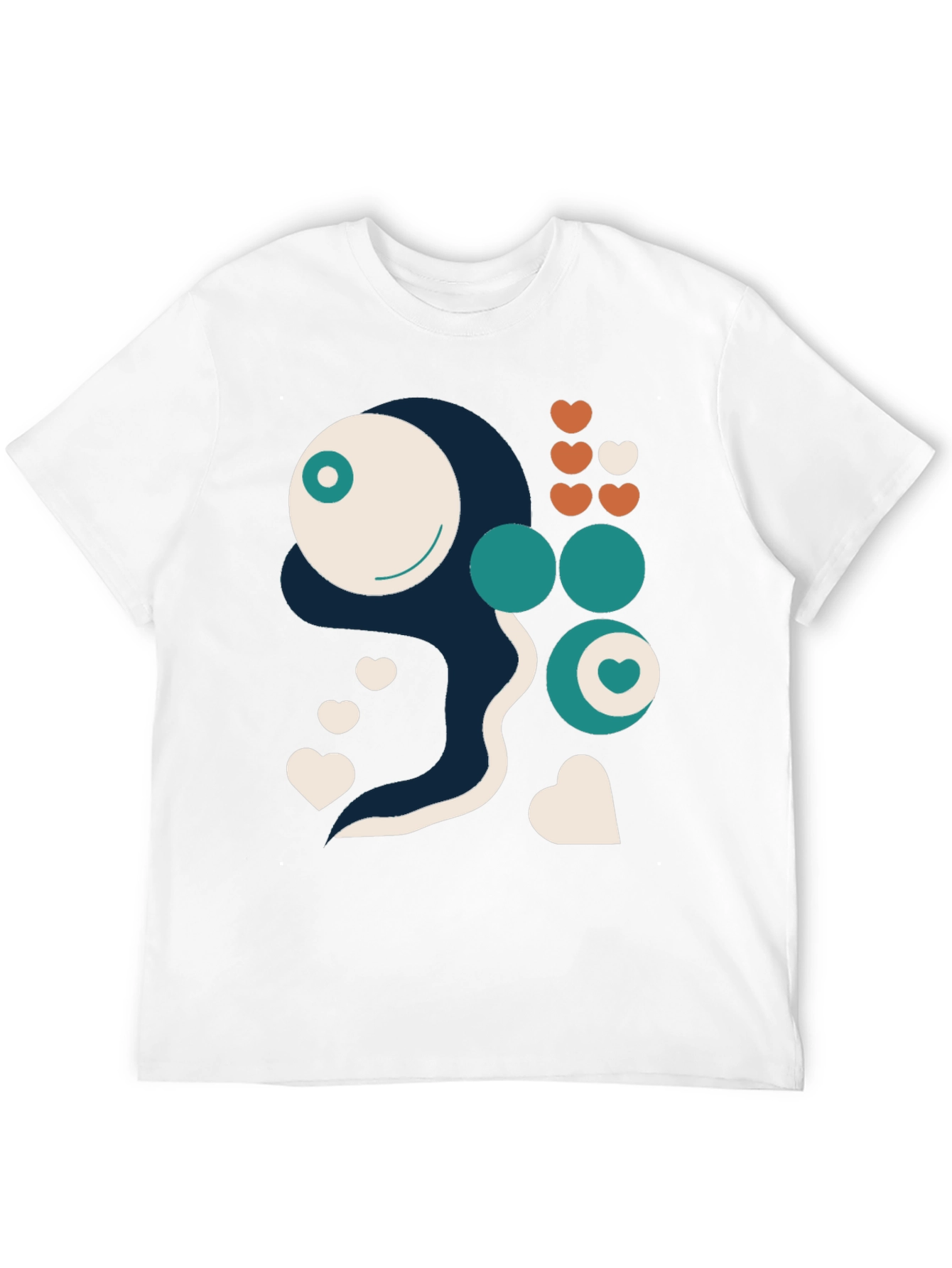 Abstract Graphic Print Tee