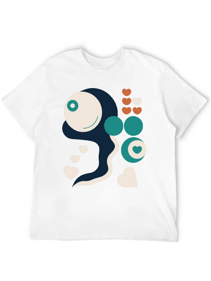 Abstract Graphic Print Tee