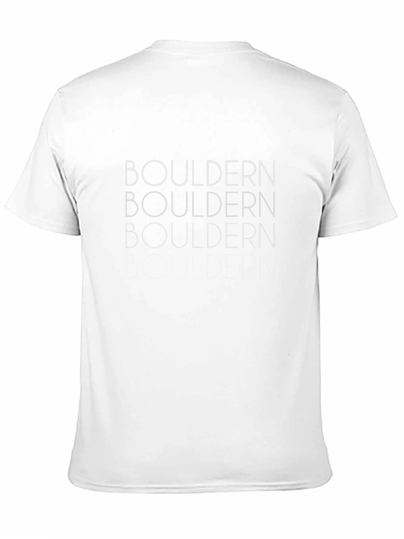 Boulder N Graphic Tee - Black Crew Neck T-Shirt