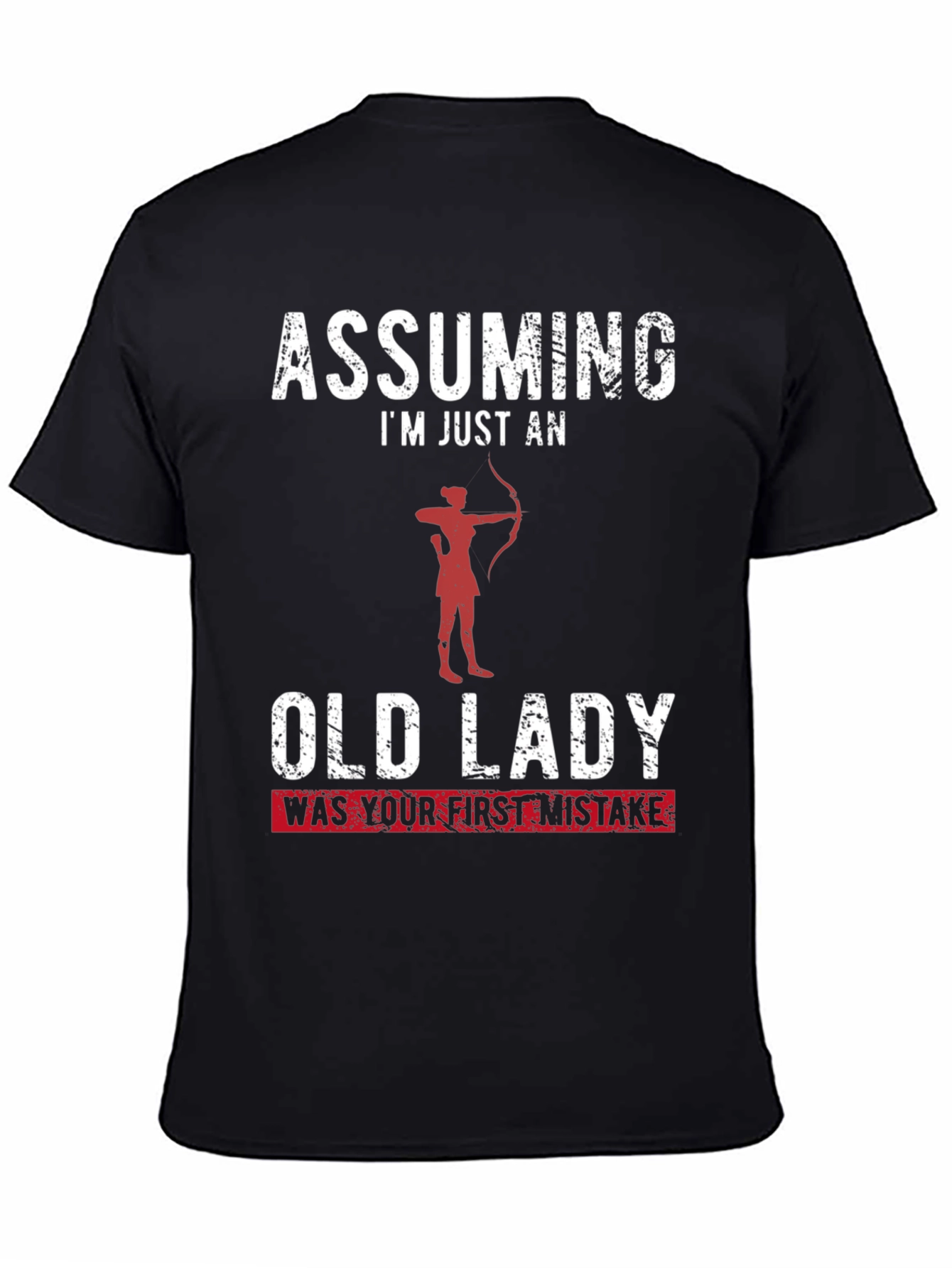 Assuming Im Just an Old Lady Funny T-Shirt