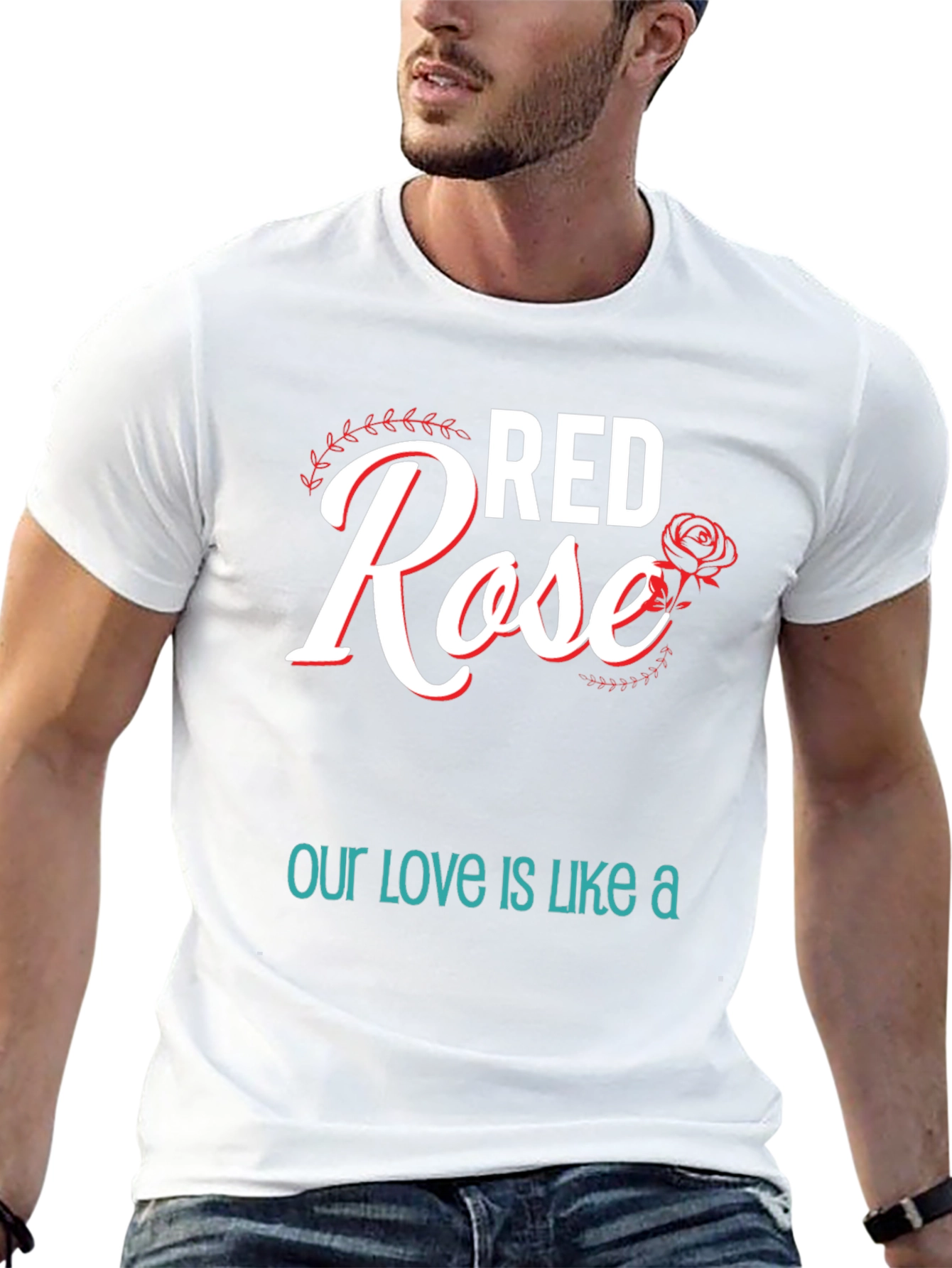 Red Rose Love T-Shirt