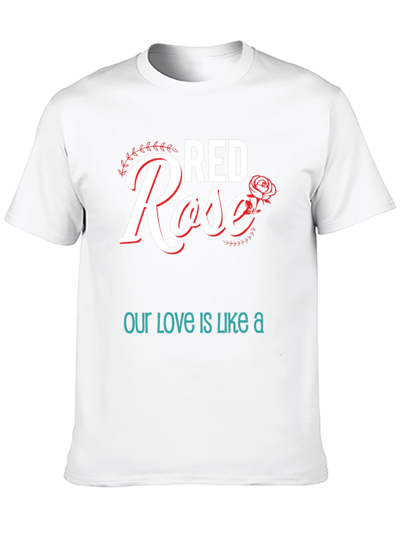 Red Rose Love T-Shirt