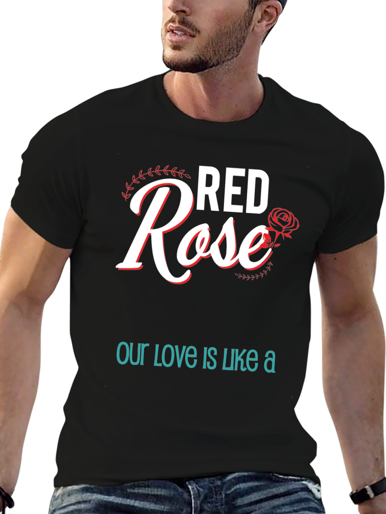 Red Rose Love T-Shirt