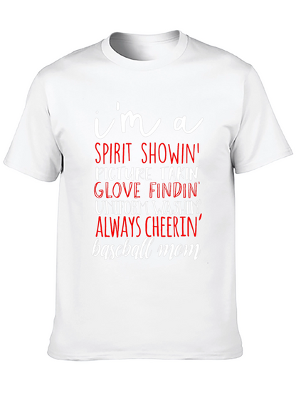 Baseball Mom Graphic T-Shirt