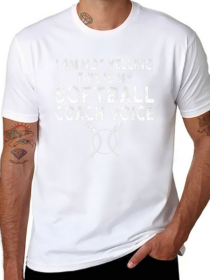 Softball Coach Voice T-Shirt