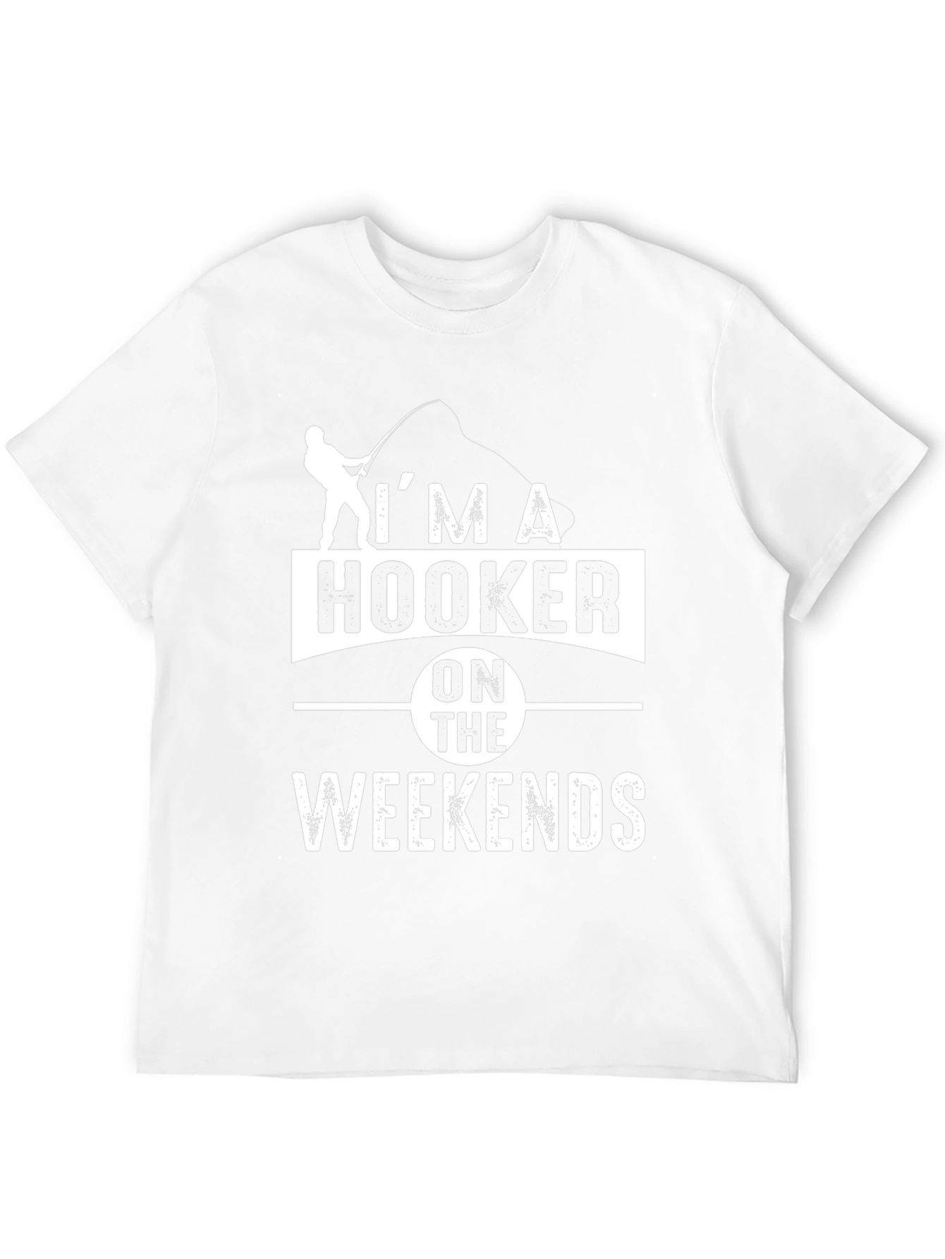 Hooker On Weekends Fishing T-Shirt
