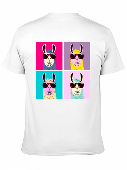 Llama Pop Art T-Shirt - Cool Animal Tee