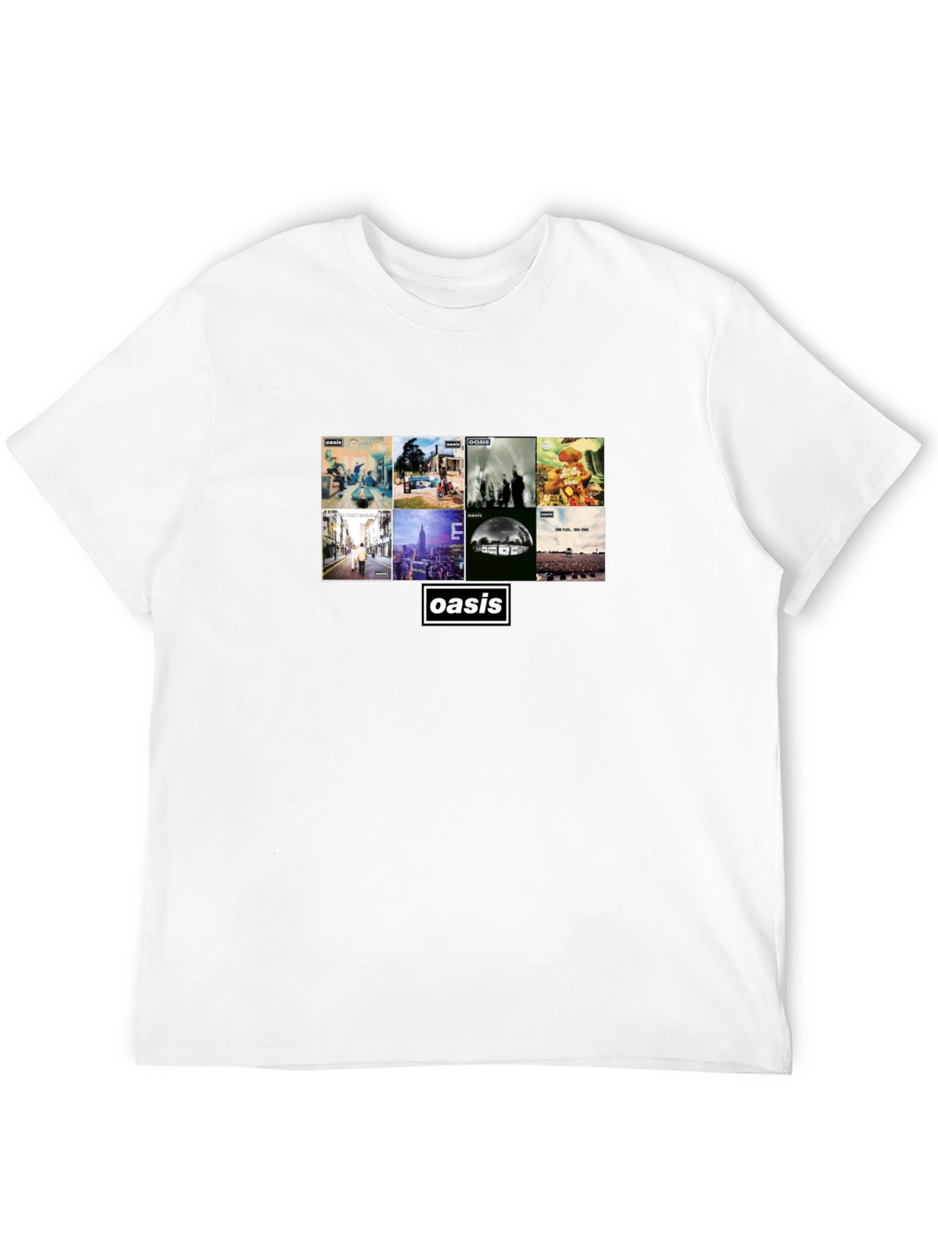 Oasis Album Collage Black T-Shirt