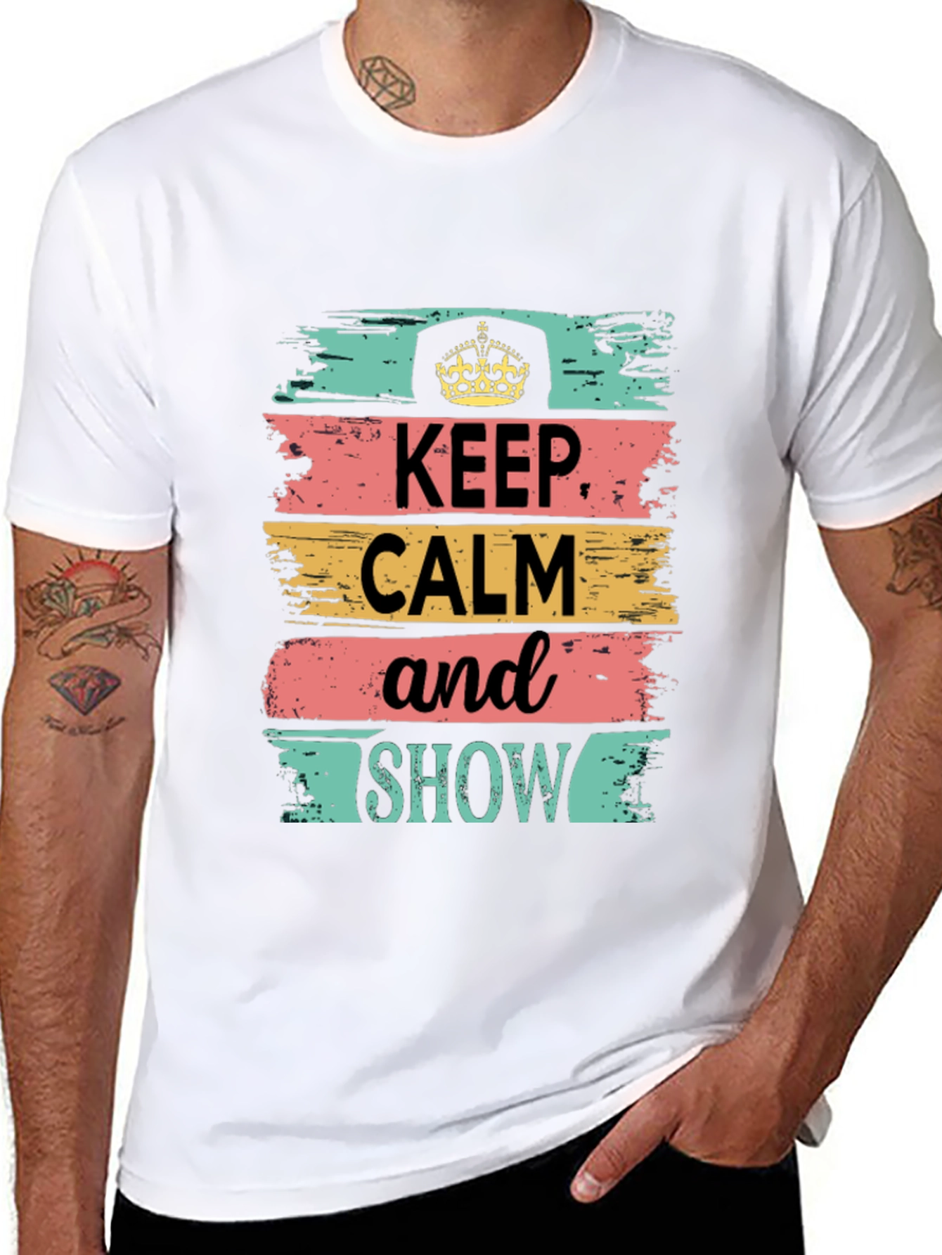 Keep Calm Show T-Shirt: Stylish Graphic Tee