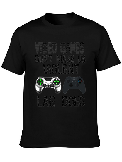 Video Games Dont Make Us Violent T-Shirt
