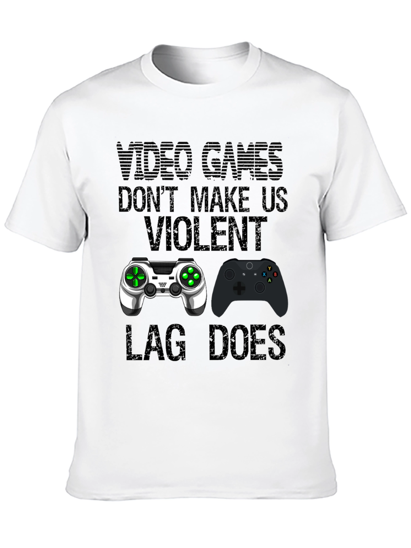 Video Games Dont Make Us Violent T-Shirt