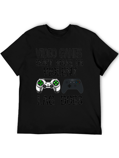 Video Games Dont Make Us Violent T-Shirt