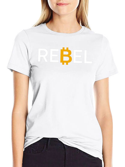 Bitcoin Rebel Graphic Tee - Crypto Style