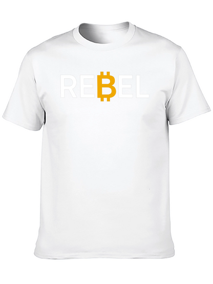 Bitcoin Rebel Graphic Tee - Crypto Style