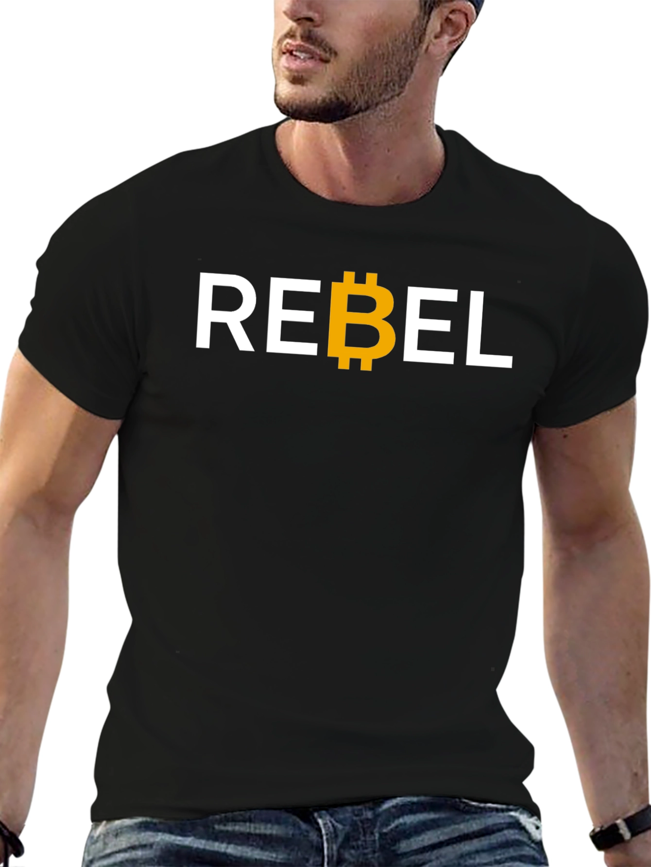 Bitcoin Rebel Graphic Tee - Crypto Style