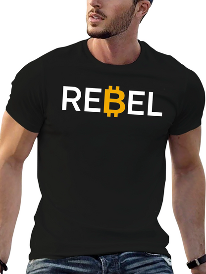 Bitcoin Rebel Graphic Tee - Crypto Style