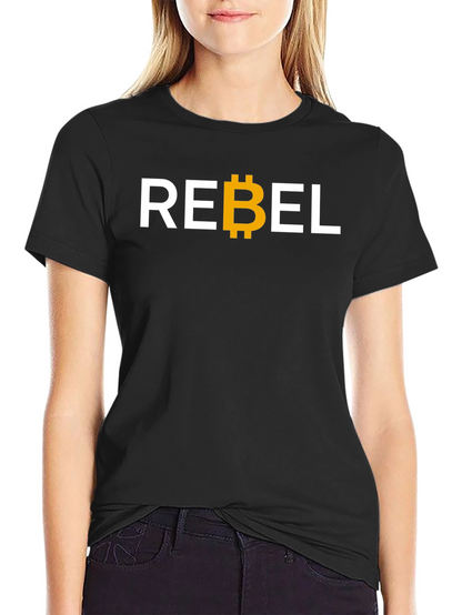 Bitcoin Rebel Graphic Tee - Crypto Style