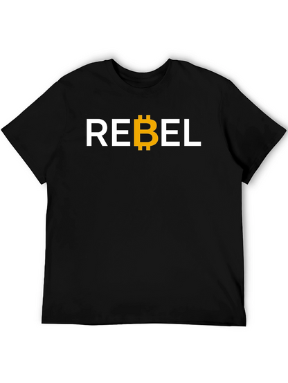 Bitcoin Rebel Graphic Tee - Crypto Style