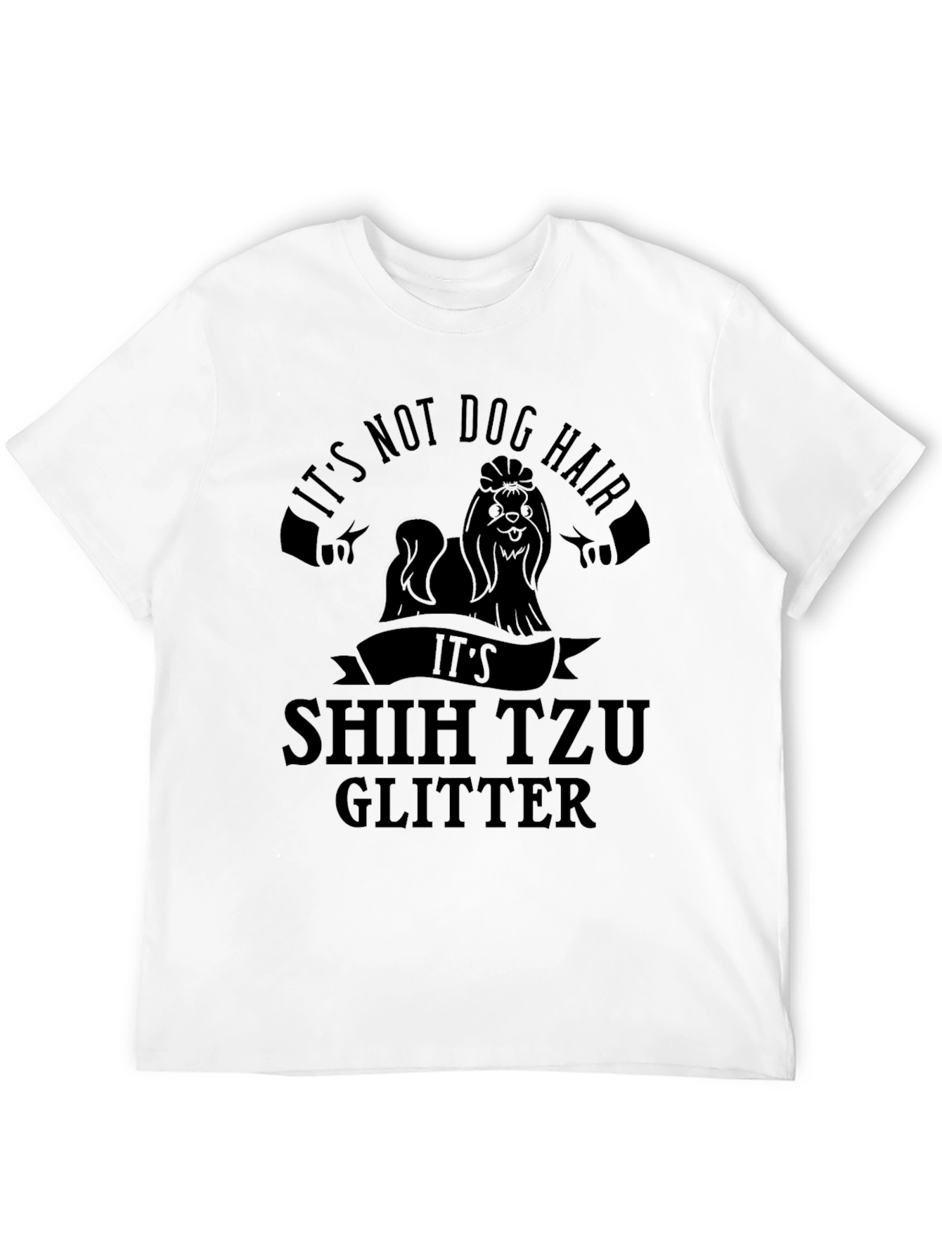 Shih Tzu Glitter T-Shirt - Dog Lover Tee