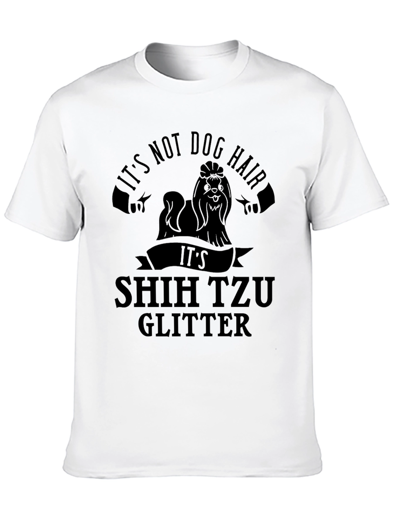 Shih Tzu Glitter T-Shirt - Dog Lover Tee