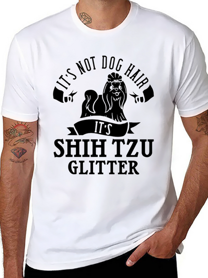 Shih Tzu Glitter T-Shirt - Dog Lover Tee