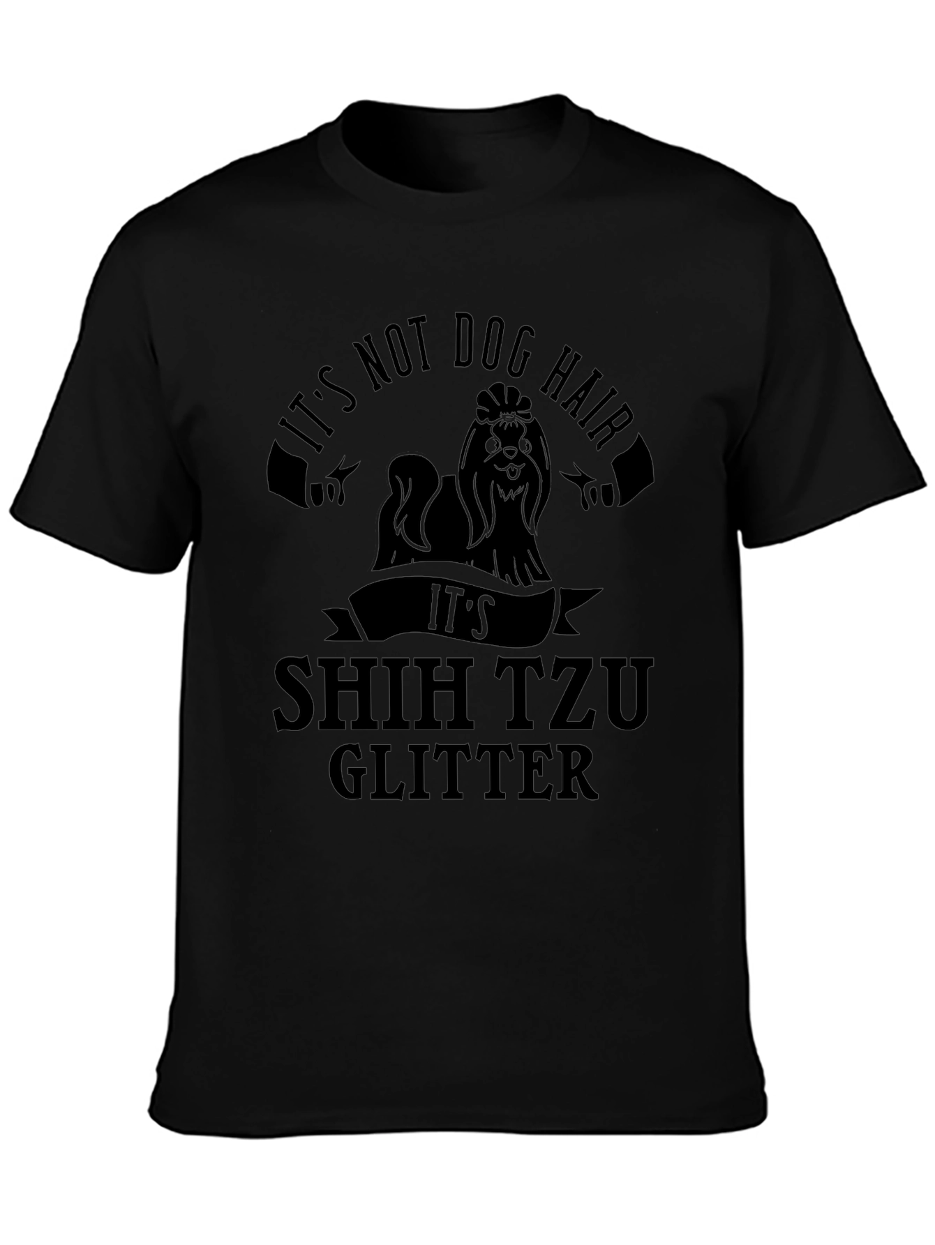 Shih Tzu Glitter T-Shirt - Dog Lover Tee