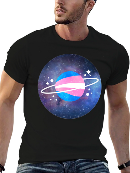 Transgender Pride Planet Graphic T-Shirt