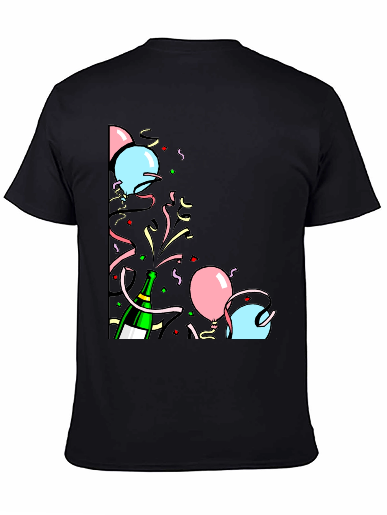 Celebration T-Shirt: Balloons & Bubbly