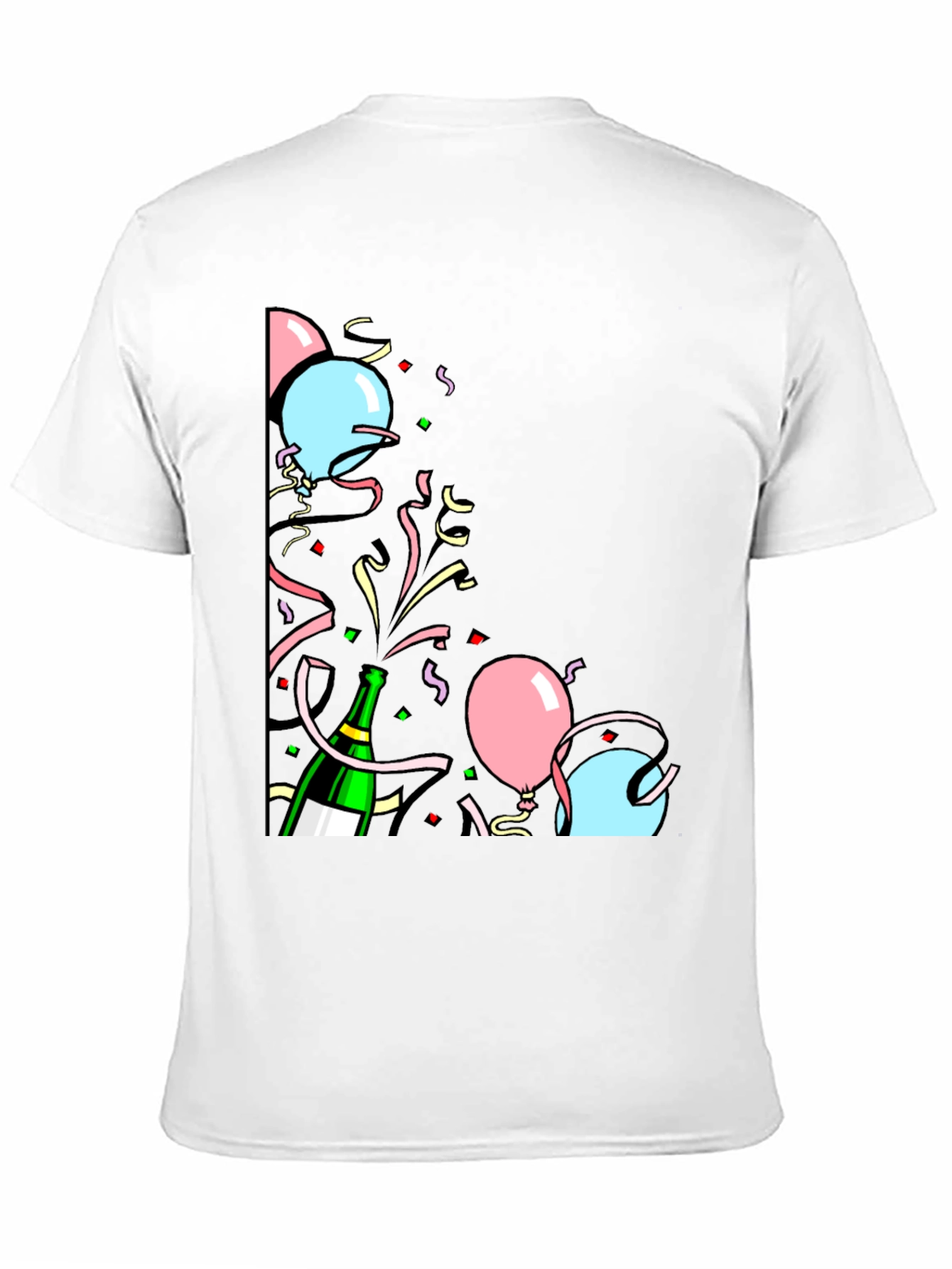 Celebration T-Shirt: Balloons & Bubbly