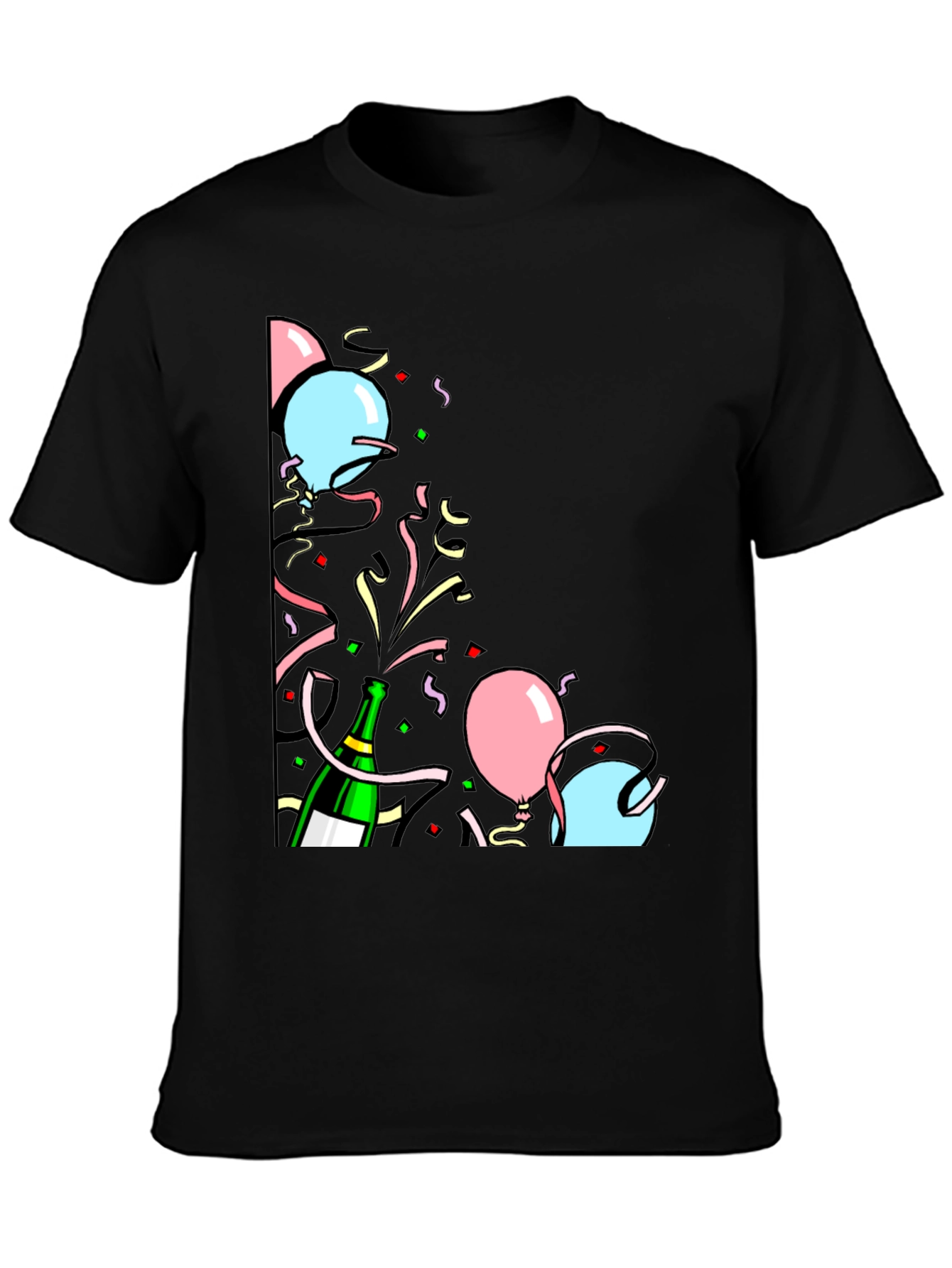 Celebration T-Shirt: Balloons & Bubbly