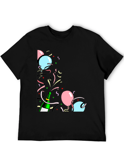 Celebration T-Shirt: Balloons & Bubbly
