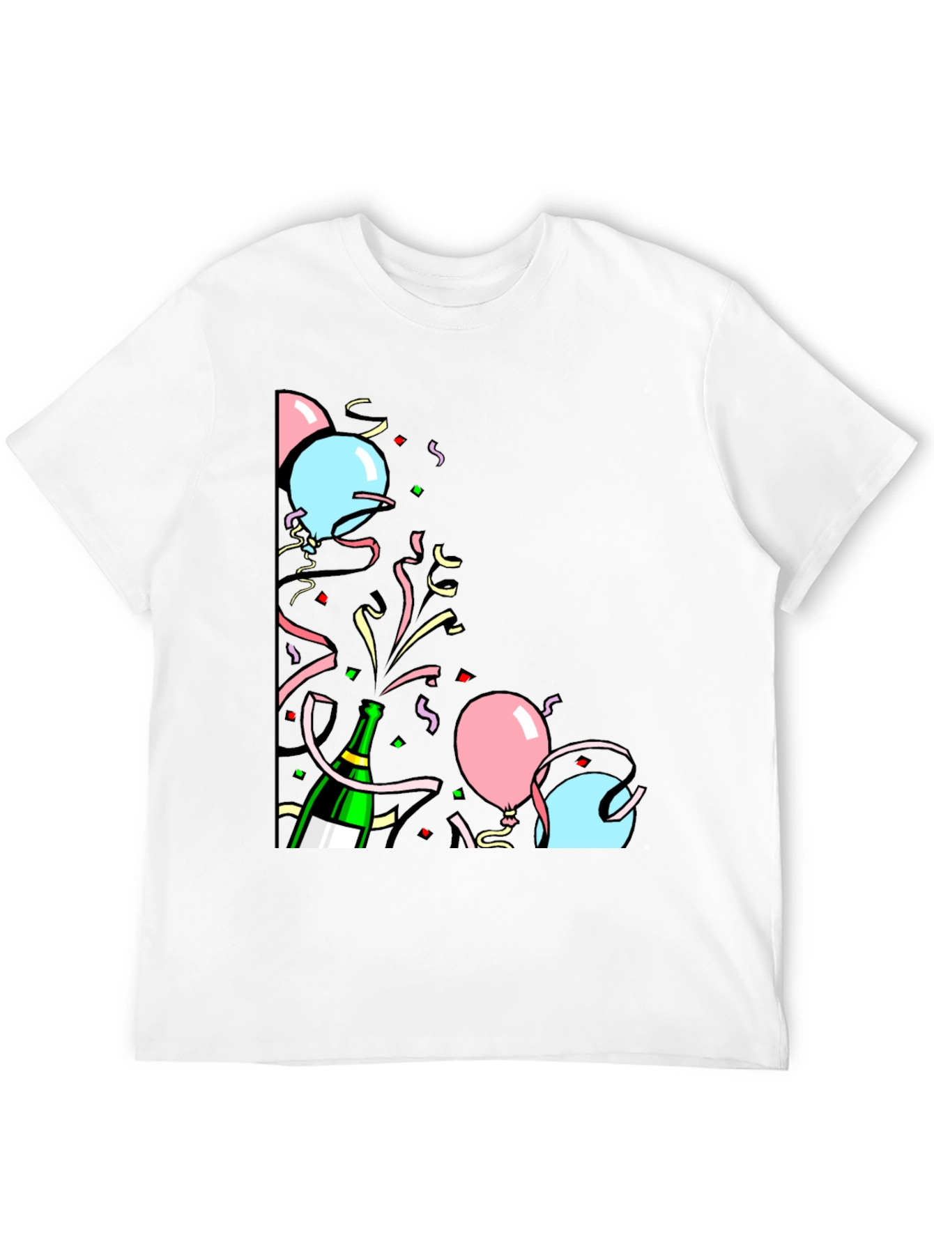 Celebration T-Shirt: Balloons & Bubbly