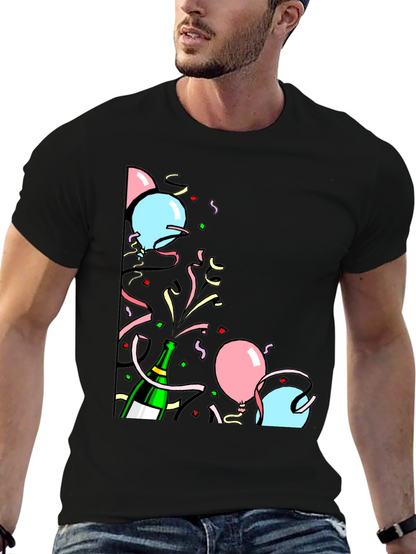 Celebration T-Shirt: Balloons & Bubbly