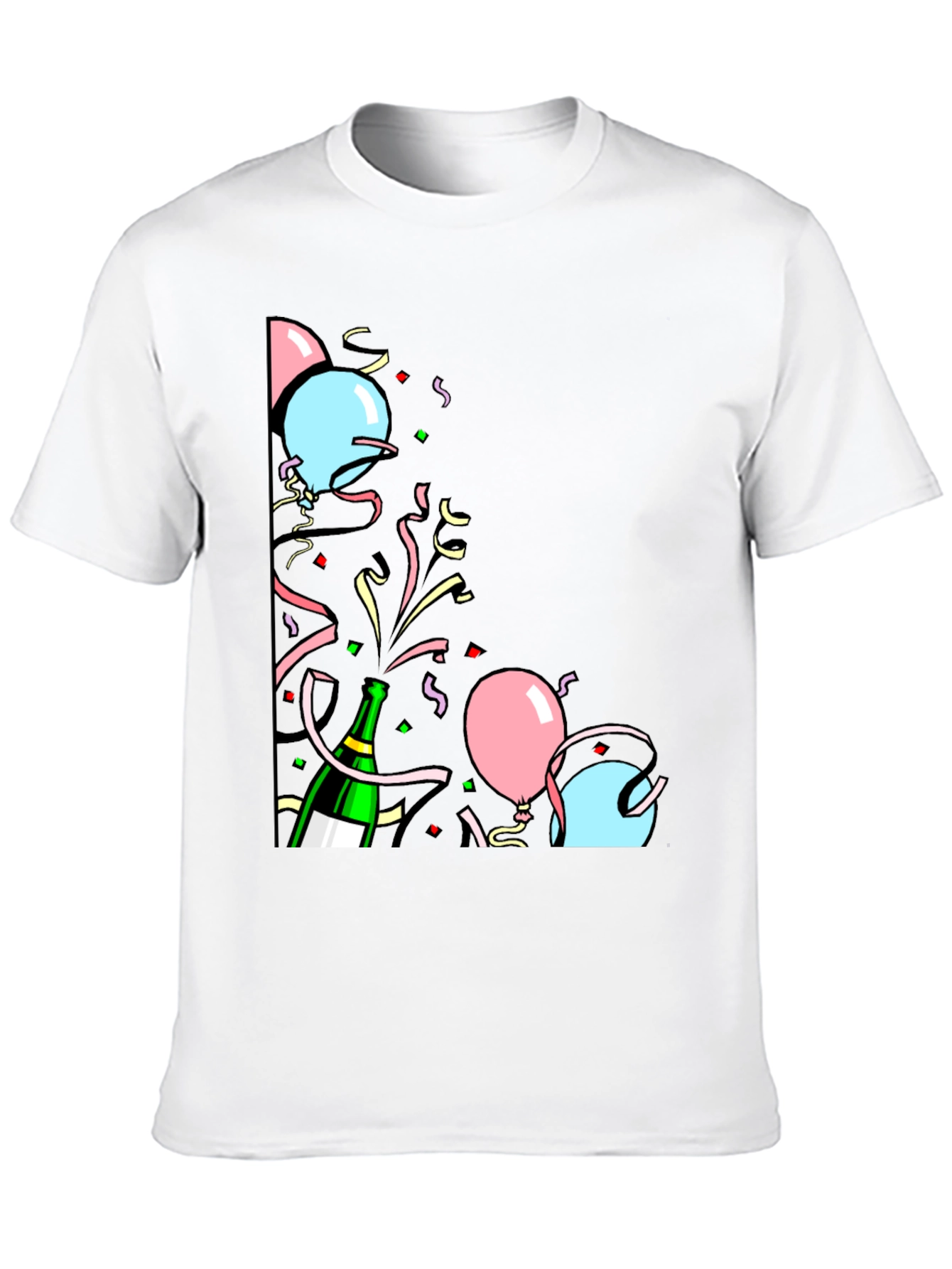 Celebration T-Shirt: Balloons & Bubbly