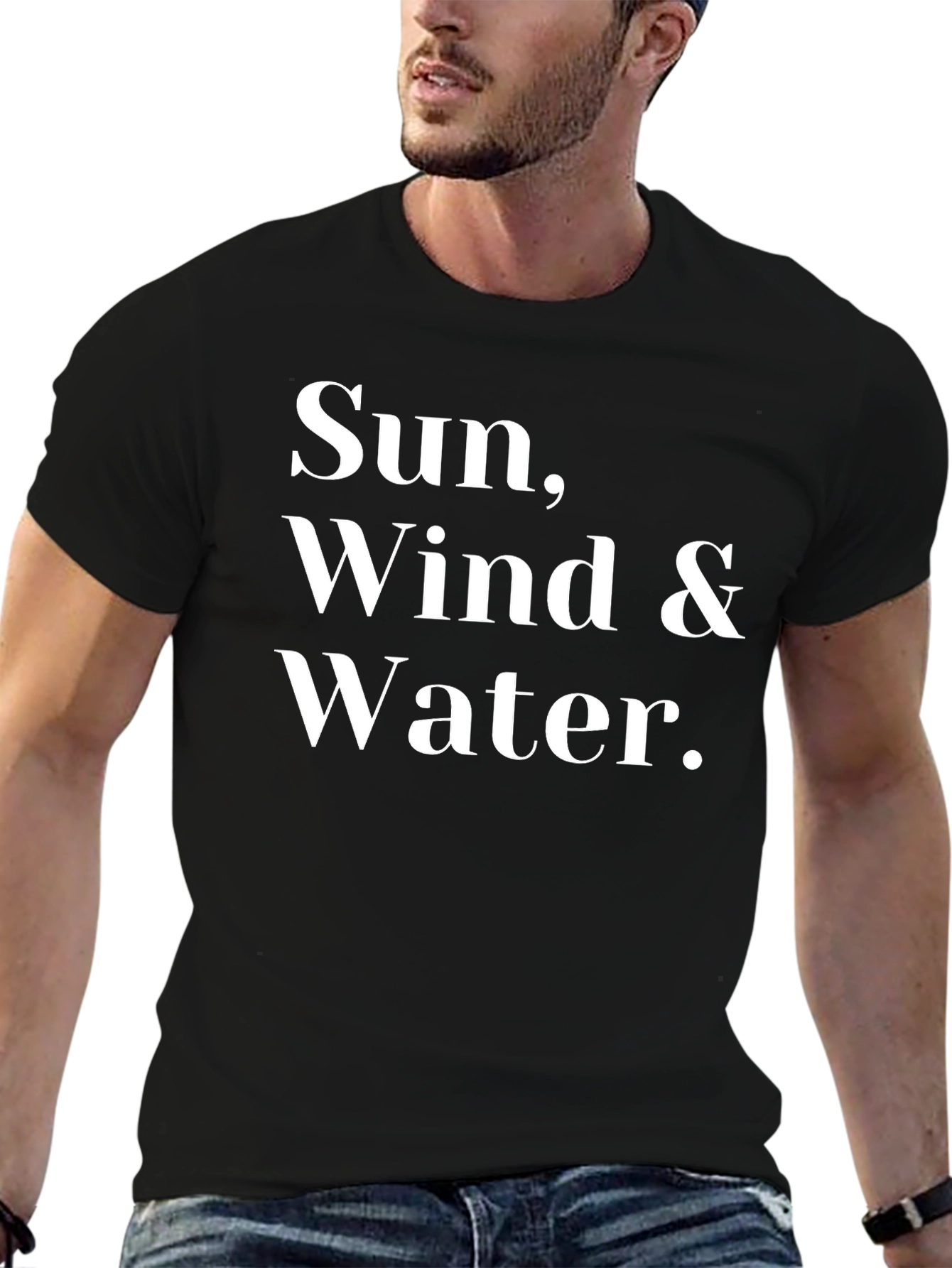 Sun Wind & Water Tee - Classic Graphic T-Shirt