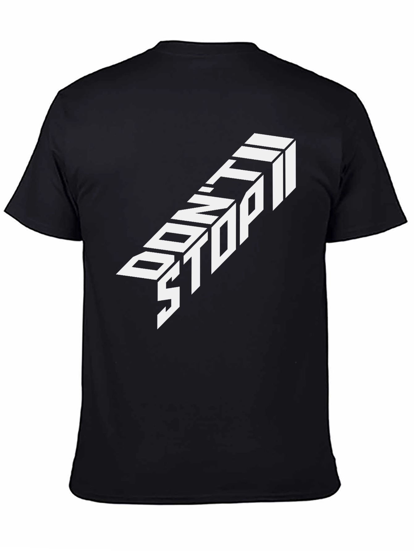 Dont Stop Graphic Tee - Black